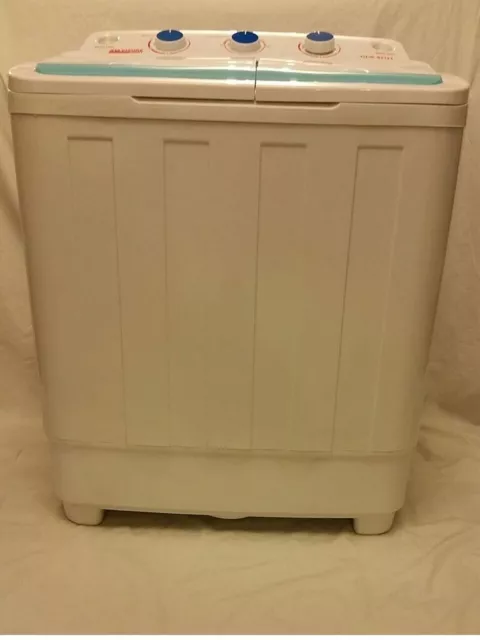 New Twin Tub Portable 230V Washing Machine For Outdoor Garden Camping Spin Dryer 2