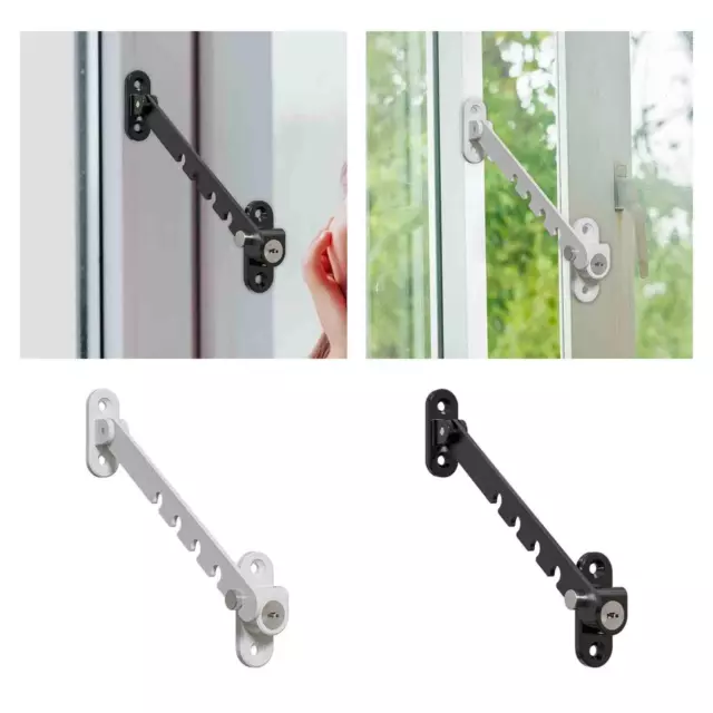 Window Lock Children Protection Security Chain Lock for Toilet Bedroom Home 2