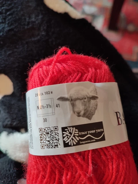wolle zum stricken , Baby Wool  325 g Rot 3