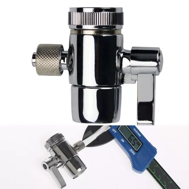Metal Faucet Splitter for Silver Water Filter 1/4 Tubing Compatibility