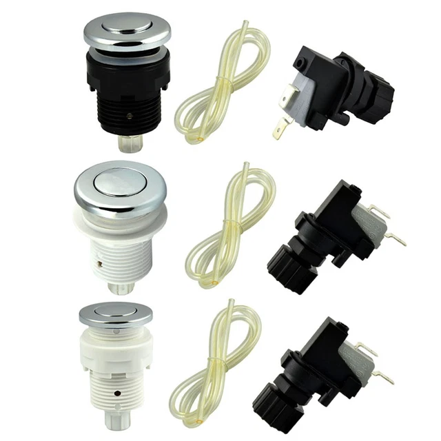 Interrupteur à Bouton D'air SPA Bouton Pneumatique De Piscine Sur Off Interrupteurs A Poussoir Ensemble De Commutateurs Dequipement De Piscine Kits De Tubes De Bain Pour Outils Domestiques 88446502