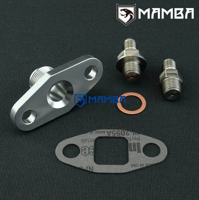 TURBO 4AN OIL FEED 10AN RETURN Flange S400 SX SXE S200 S300 S200SXE