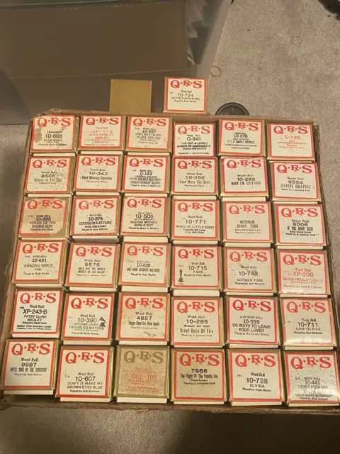 QRS word / Piano Rolls PICK FROM LIST - GREAT TITLES - AMAZING GRACE - SEE LIST!