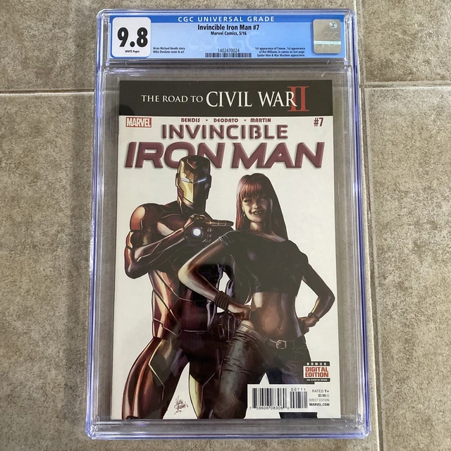 Invincible Iron Man #7 CGC 9.8 1st App. Riri Williams KEY! 1st Print Marvel 2016