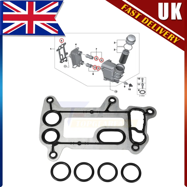 OIL FILTER HOUSING Element Seal Gasket 11427802114 FOR BMW E90 E60 E87