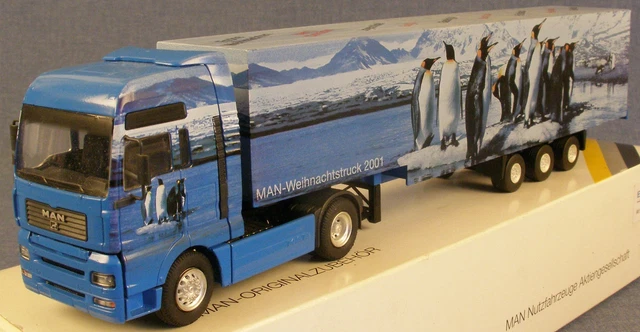 CONRAD, MAN TGA XXL Avec remorque 3 Essieux WEIHNACHTSMODELL 2011 ...