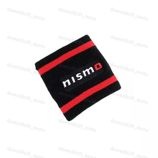 X1 Red/Black NISMO JDM RESERVOIR TANK OIL COVER SOCK FOR S15 R33 R34 350Z 370Z