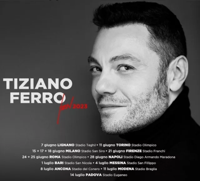 1 biglietto concerto Tiziano Ferro