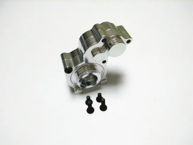 Aluminum Center Transmission Case For Axial SCX10 AX80009 Silver