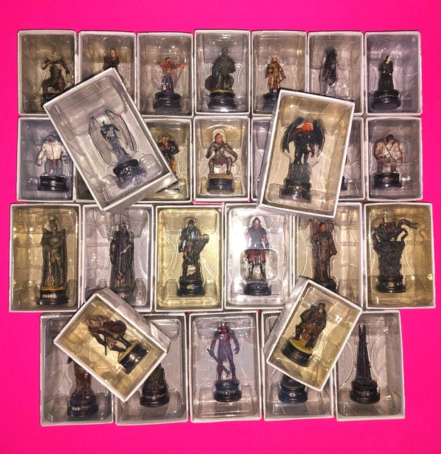 Eaglemoss LORD OF THE RINGS CHESS FIGURE Black Free Selection No Booklet in Original Packaging