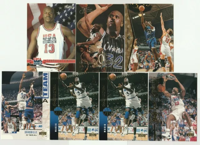 1994-95 Upper Deck Shaquille O'Neal #23 #100 & #178 *NM/Mint - MINT 7 Card Lot