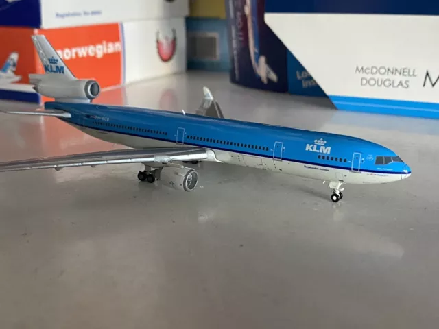 Gemini Jets KLM Royal Dutch Airlines McDonnell Douglas MD-11 1:400 PH-KCB Bye