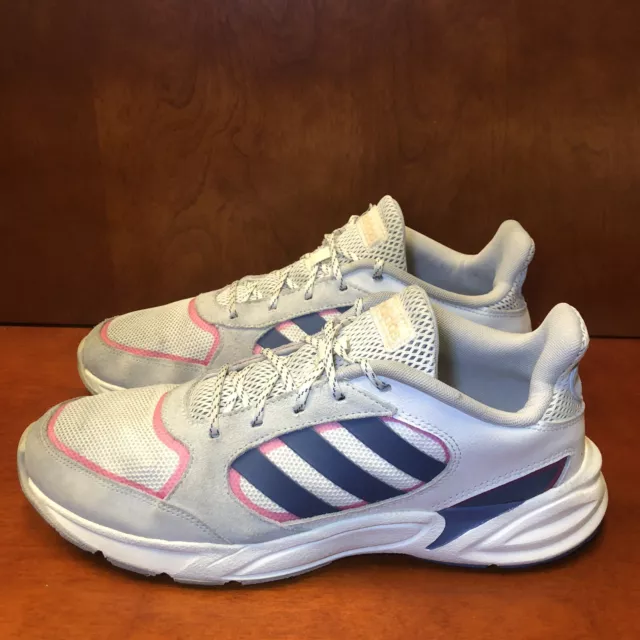 Adidas Neo 90S Valasion Womens Shoes Us Sz 11 Running White Tech Ink Pink Ee9907