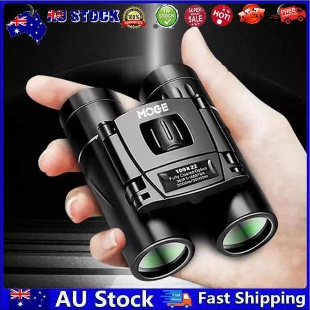 AU MOGE 100X22 High Power HD Binoculars BAK4 FMC Telescope for Sport Camping Tra