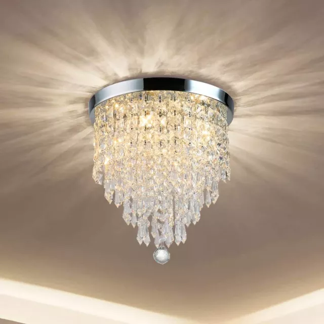 Luxurious Crystal Chandeliers Lighting, K9 Chandelier Crystals Ceiling Sliver