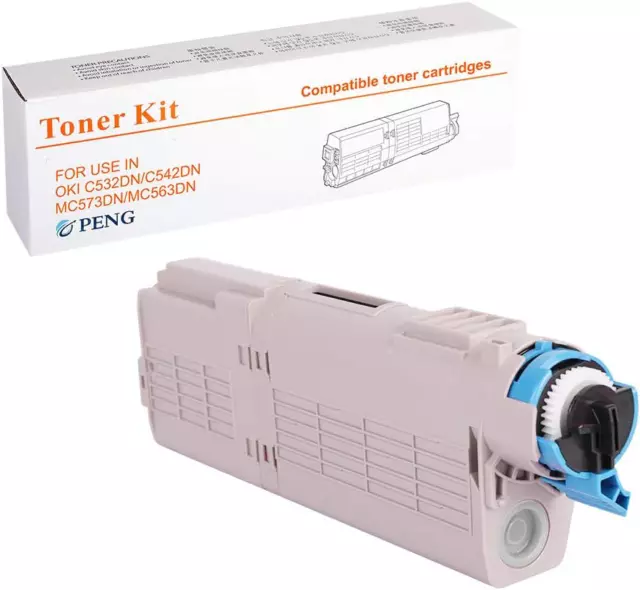 Compatible Toner Cartridge for Oki Printers C532 MC573 C532dn C542dn MC563dn MC5