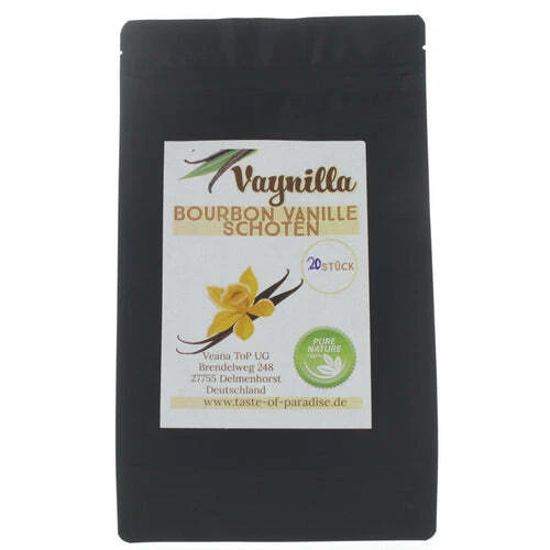Vanilla Bourbon Beans (20 Pcs 12-13cm) 100% Natural Madagascar