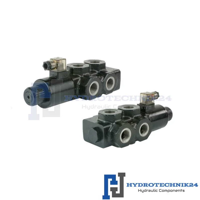 Hydraulik 4/2-Wege Drehumschaltventil Umschaltventil Umschalthahn 4/2- Wegeventil (1/2 BSP