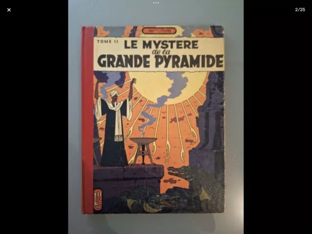 JACOBS. Le Mystère de la Grande Pyramide tome II. Lombard 1955. EO TBE