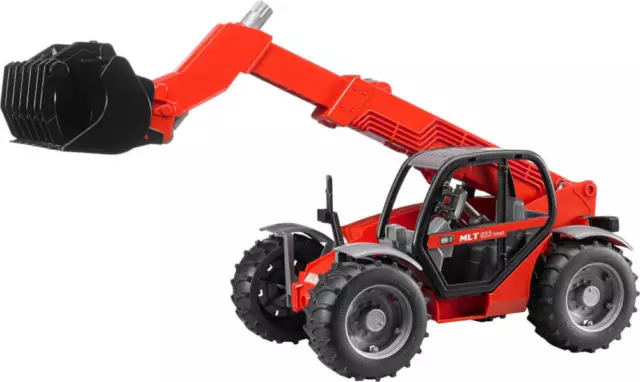 Bruder 02125 Manitou Teleskoplader MLT 633, ab 4-12 Jahren, Maße: 43,2 x 20,3 x