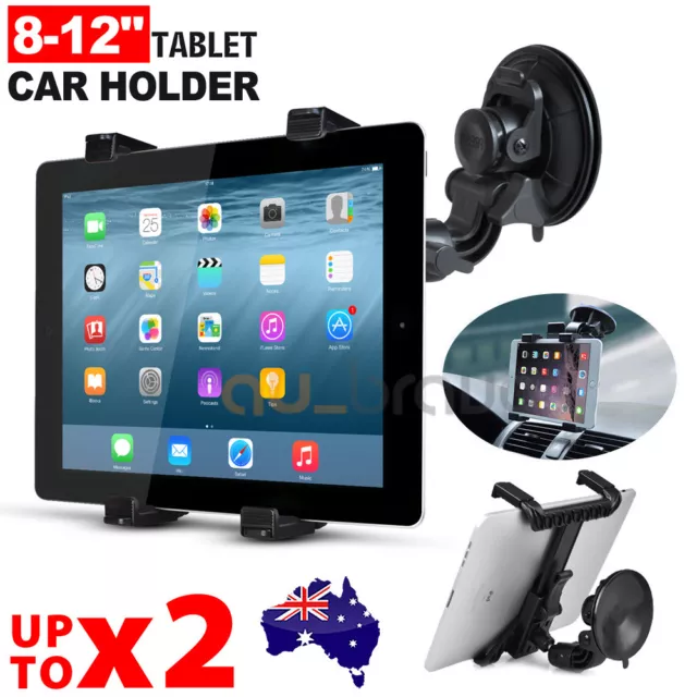Car Windscreen Suction Mount Holder For iPad Mini Pro Samsung Tablet PC 8-12"