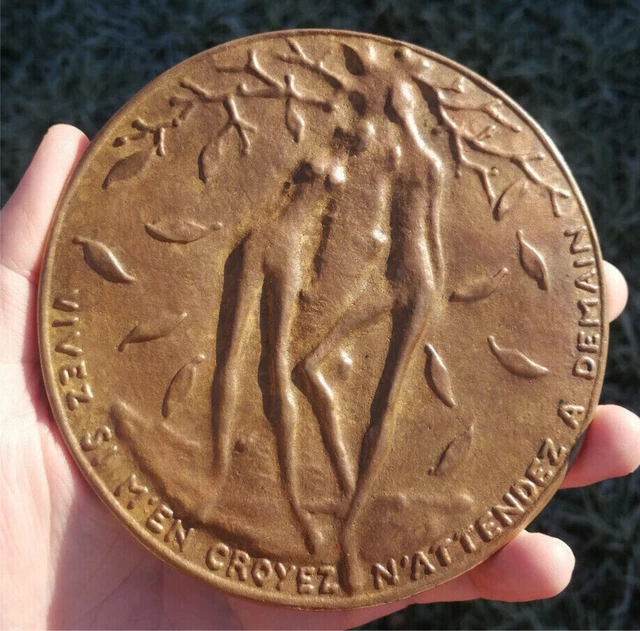 PIERRE BOULEZ, médaillon en bronze en relief de H.G. Adam, 1967