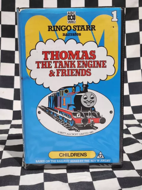 Thomas The Tank Engine & Friends Vintage Clamshell Vhs 1987 Ringo Starr Beatles
