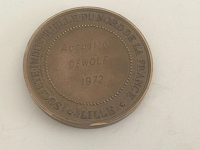 1837 FRANCE MÉDAILLE Société Industriel du Nord de la France /LILLE