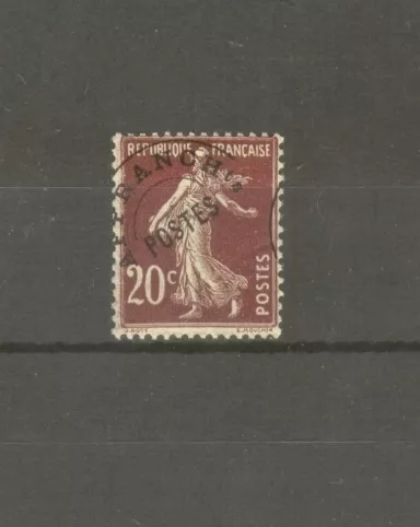 FRANCE STAMP TIMBRE PREOBLITERE N°54 "SEMEUSE 20c SURCHARGE A CHEVAL" NEUF xx TB