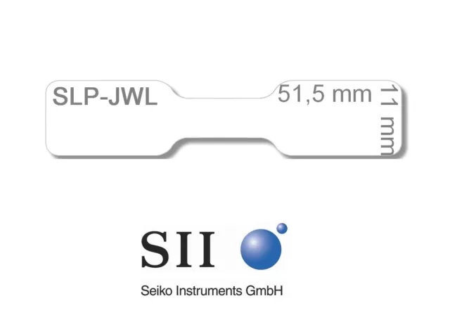 SLP-JWL Seiko Etiketten 11x51,5 mm für Schmuck- oder Kabelbeschriftung, original