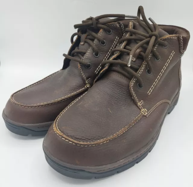 CLARK’S GTX GORE-TEX Chukka Boots Walking Boots Brown Leather Mens 10G ...