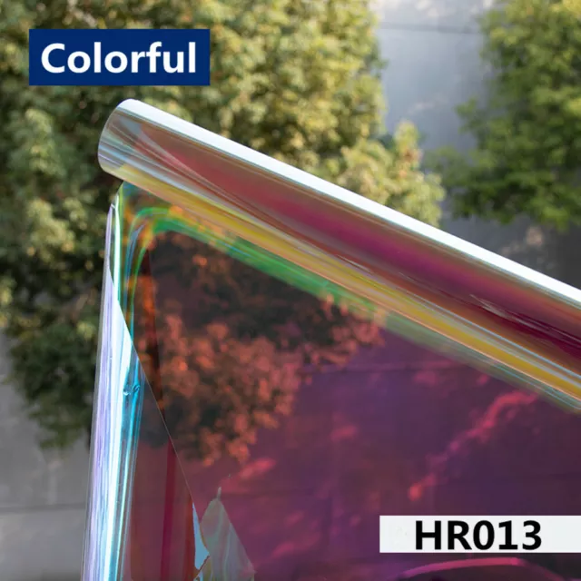 Rainbow Effect Dichroic Iridescent Rainbow Sticker window film Width:45cm