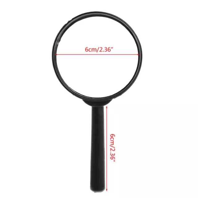 Magnifier 60mm Hand Held Magnifying Loupe Reading Glass Lens