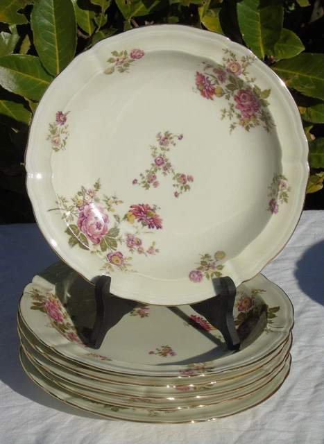 2 ASSIETTES ALSACE - EN PORCELAINE ATELIER DE La Cigogne Colmar - TBE