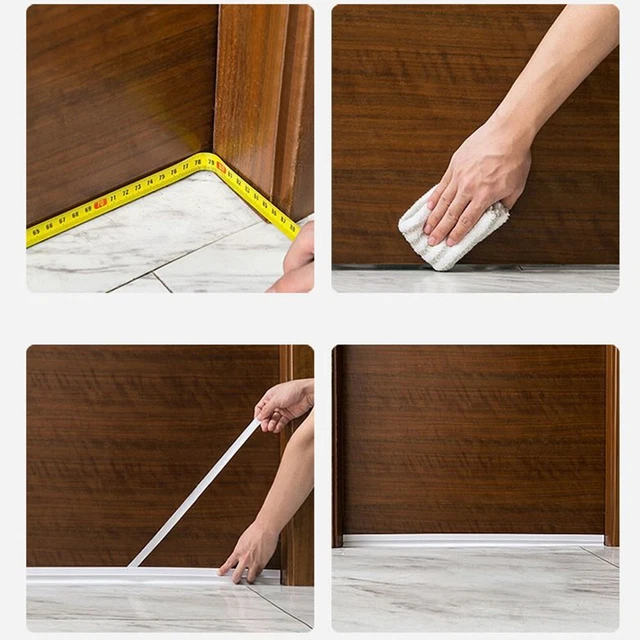 Quick and Convenient Under Door Sealing Strip for Enhanced Home Insulation