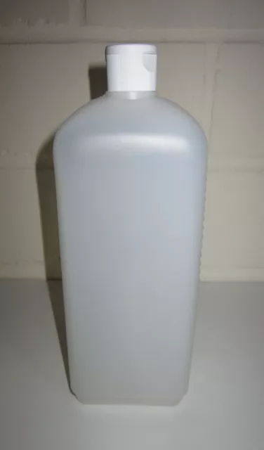 5 x 1.000 ml 1 Liter Kanisterflasche EB 1000 Rechteckflasche PE/PA Klapp-Deckel