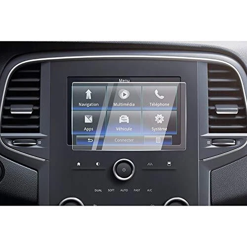 Savvies 6 Pellicole Protettive Trasparenti Per Display Renault Megane GT R-Link 2 Da 8.7'' - Anti Graffio E Anti Impronta