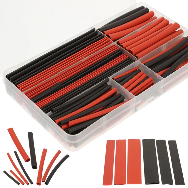 150 Pcs Boxed Polyolefin Heat Shrink Tubing Tubes Halogen-Free 2