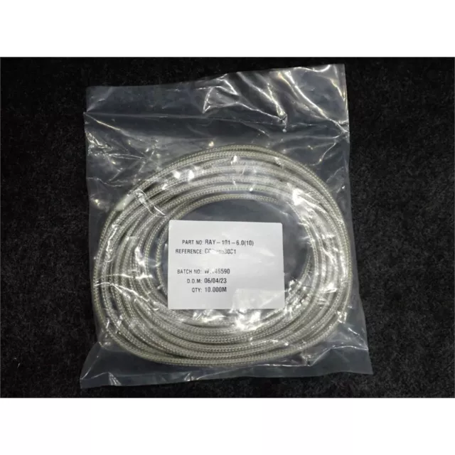 Tubular Ground Braid 0.236" (6.00mm) Inner Diameter, 10M Length RAY-101-6.0(10)