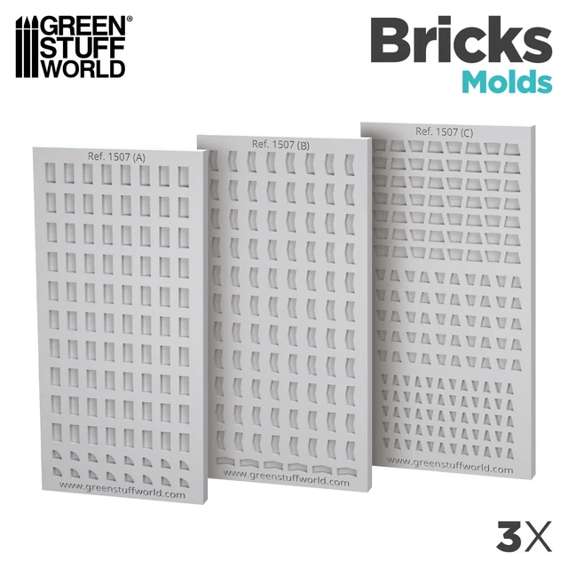 Moules à Dés En Silicone Pour RPG (DnD, AOS, Wargames) - Marque Green Stuff World - Couleur Bleue