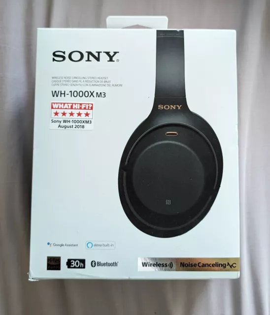 Sony WH-1000XM3 Casque Bluetooth à Réduction de Bruit - Noire