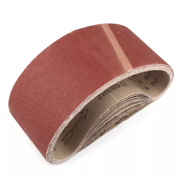 10x610mm Abrasive Sanding Belt Abrasive Grinding Deburring Deburring Mixed Grit 3