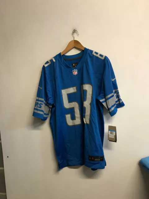 Detroit Lions Jersey Men's Nike NFL Home Jersey - M - Whitehouse 58 - NWD