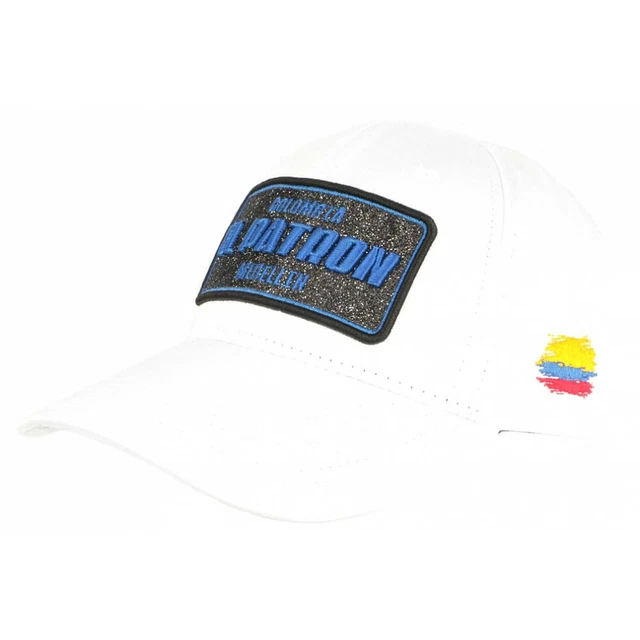 Casquette El Patron Fluo Jaune Et Bleue Avec Strass - Taille Unique, Streetwear