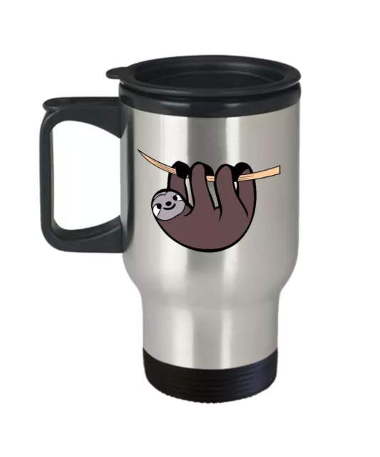 Sloth Travel Mug - Funny Tea Hot Cocoa Coffee Insulated Tumbler- Novelty...