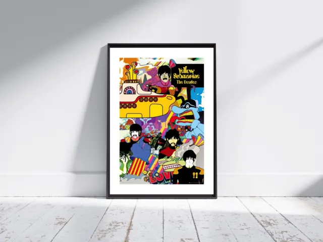 The Beatles - Yellow Submarine - Film Poster - Movie Print - A5 A4 A3 #226