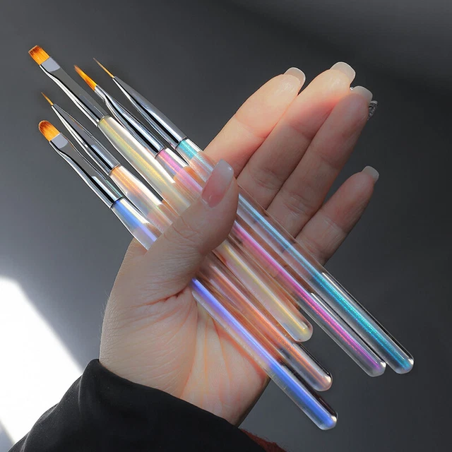 Nagel Schnitzen Zeichnung Nagel Linie Pinsel Uv Gel Pinsel Set Farbverlauf C8 3