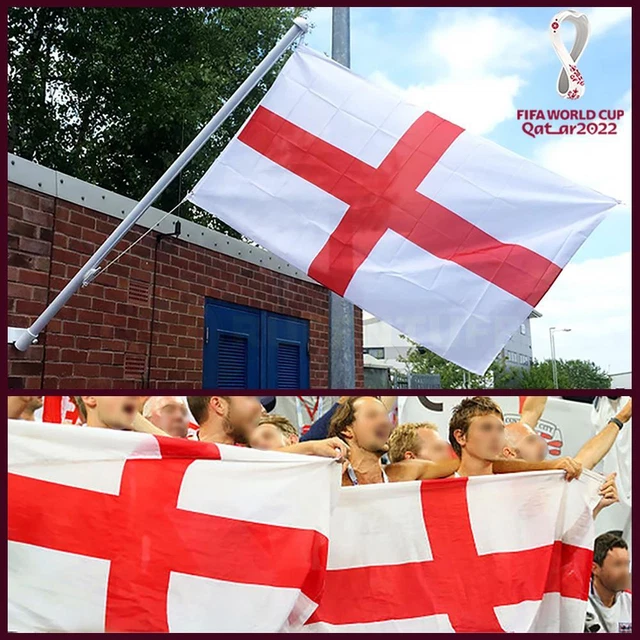 ENGLAND FLAG 5FT X 3FT St George Cross Football World Cup 2022 English england-flag-5ft-x-3ft-st-george-cross-football-world-cup-2022-english