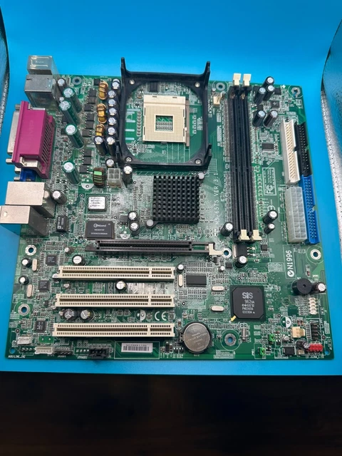 HP MSI MS-6575 Motherboard Bundle Socket 478 + 256MB DDR + Modem Cards ...