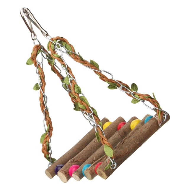 BIRD BITE TOY Conures Chewing Toys Parrot Supplies Tiger Skin Peony £7.